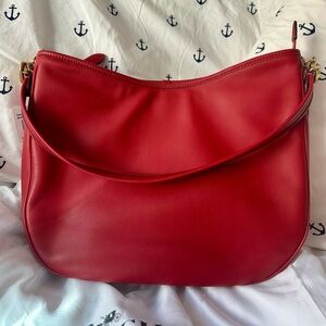 COACH - SOFT TABBY HOBO Red Leather Crossbody Bag C6340 NWT